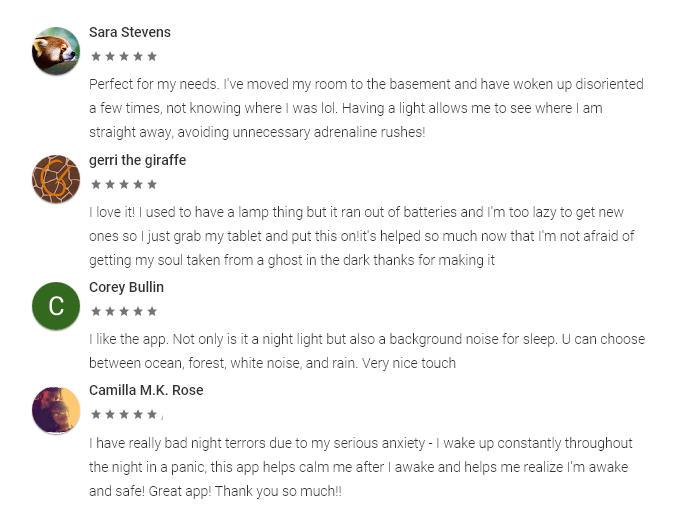 A selection of reviews for Loomy Night Light